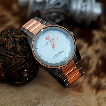 Top Quality Stainless Steel Chain , Heavy Built Business Fashion Casual Watch For Men (Perfect Gift For Men)