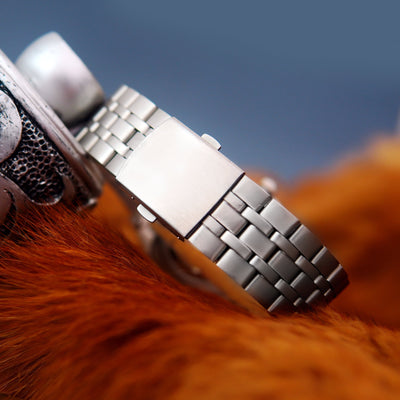 EMPORIO ARMANI Classic Grey Dial Silver Stainless Steel Watch For Men