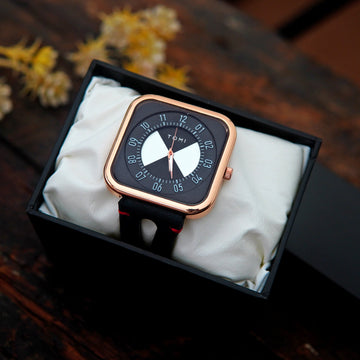 TOMI Casual Wrist Watch For Men Quartz Leather Belts Water Resistant